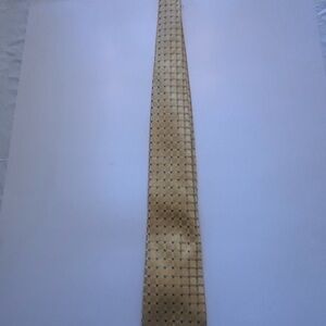Classic Gold Checkered Men's Tie